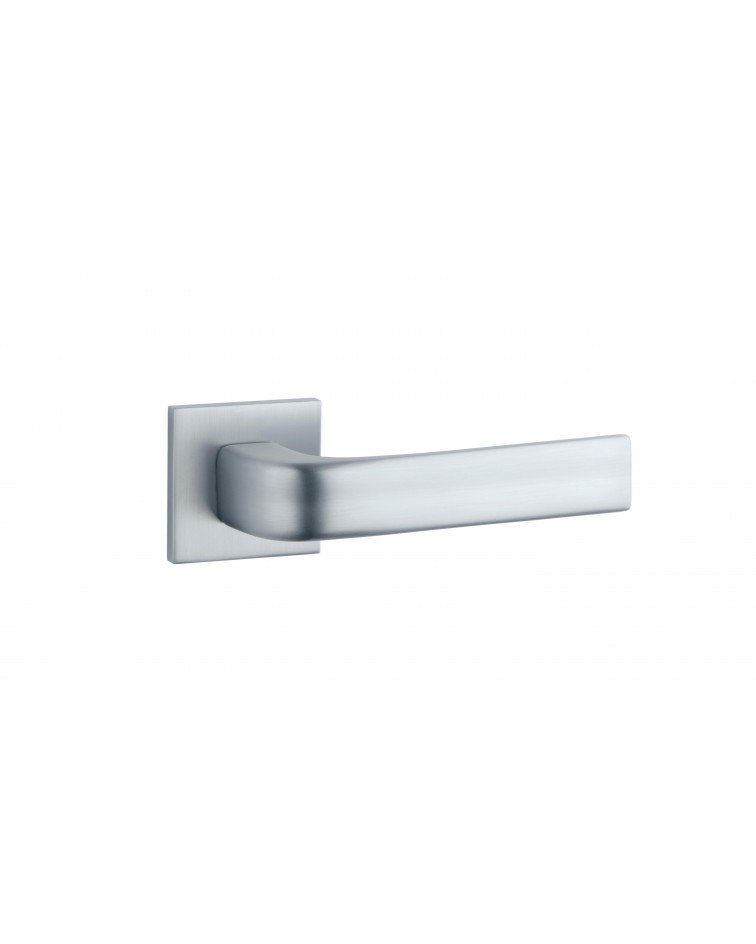 Satin chrome JENA door handle designer handle