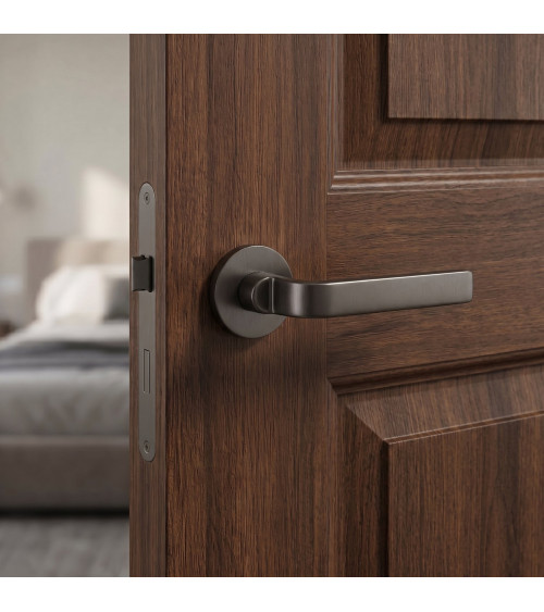 Graphite Ento Zai designer door handle
