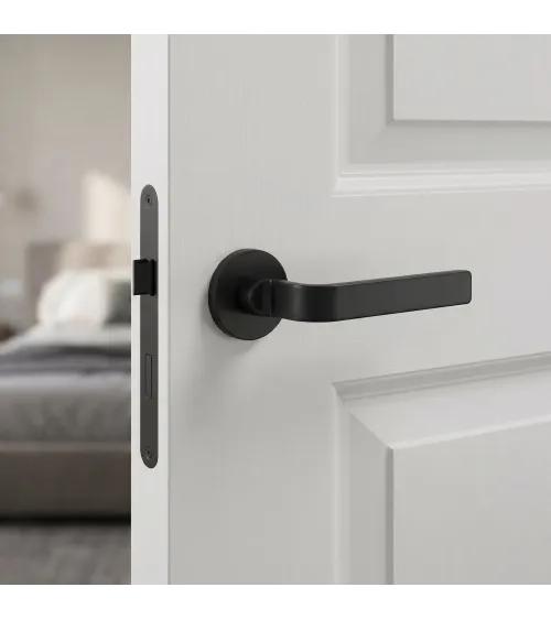 Black Ento Zai designer door handle
