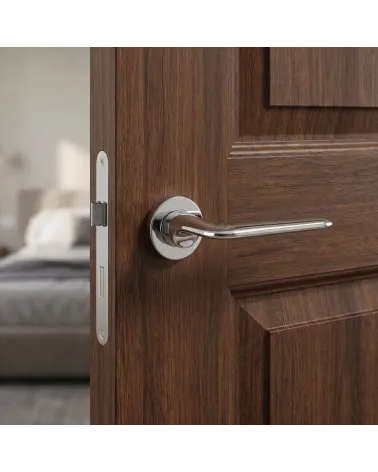 Polished Chrome Door Handles Ento Elan