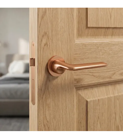 Copper Ento Elan door handle designer handle