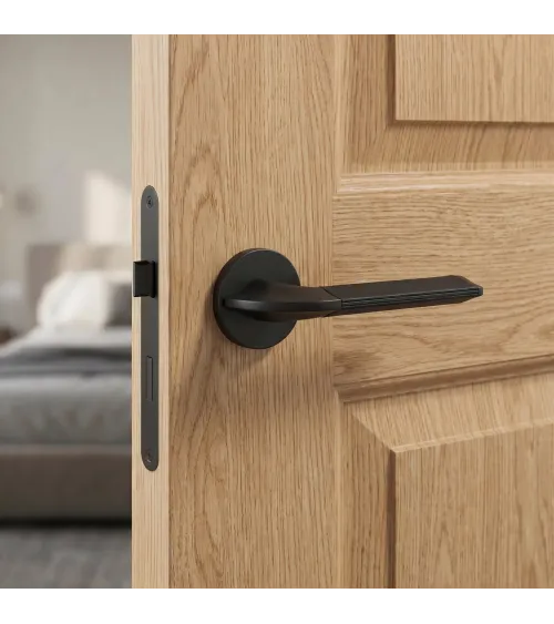 DETAZIA leather door handle designer handle