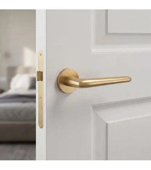Matt gold door handle LAVANDA design handle