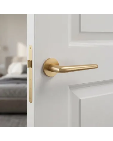 LAVANDA matt gold door handles