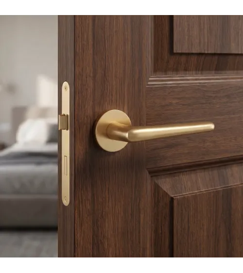 Matt gold door handle LAVANDA design handle