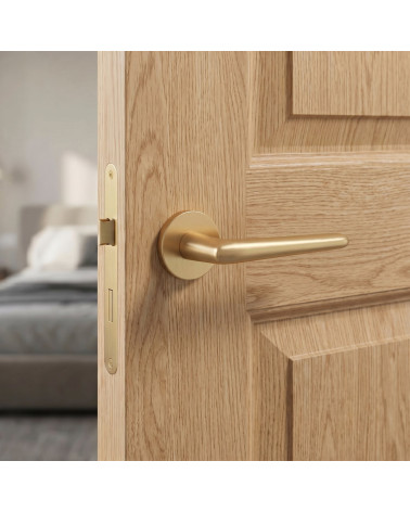 Matt gold door handles LAVANDA