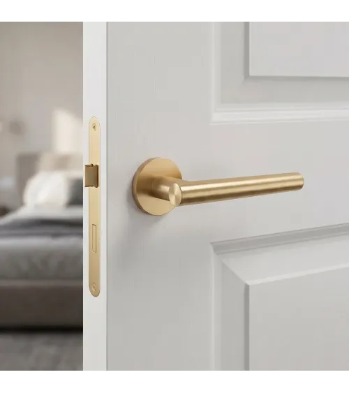 EUPHORBIA matt gold door handle design handle
