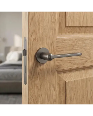 Anthracite door handles LORENZA
