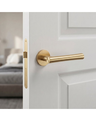 PAPAVERA matt gold door handles