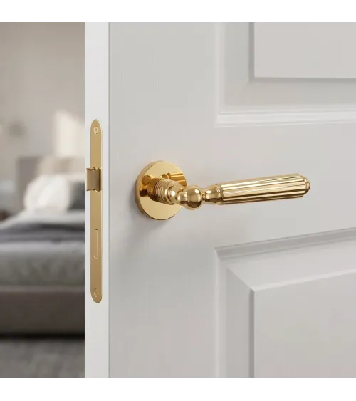 Polished gold TIARELLA door handle design handle