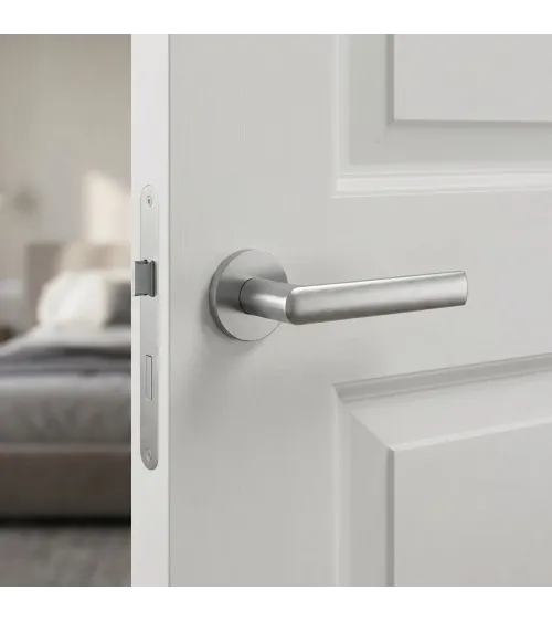 REWA satin chrome door handle design handle