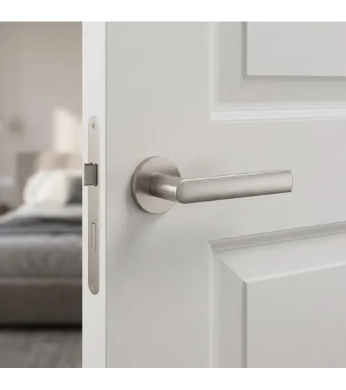 REWA brushed nickel door handle design handle