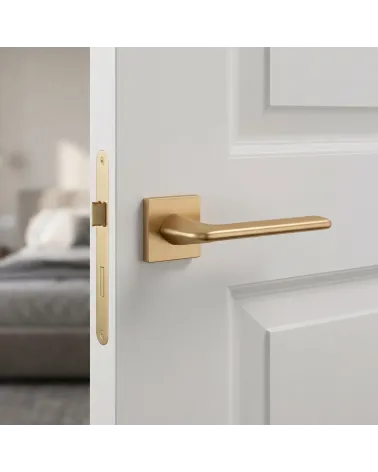 Door Handle in Matt Gold with Subtle and Refined Charm - LILA Model
