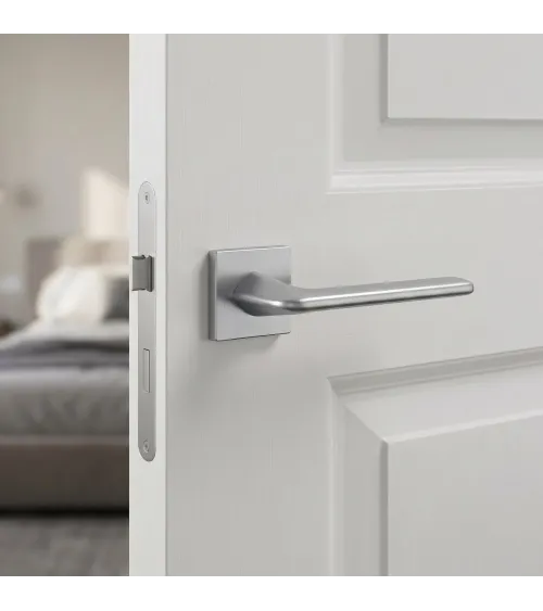 LILA satin chrome door handle designer handle