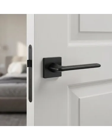 Elegant High-Quality Black Door Handle - LILA Model
