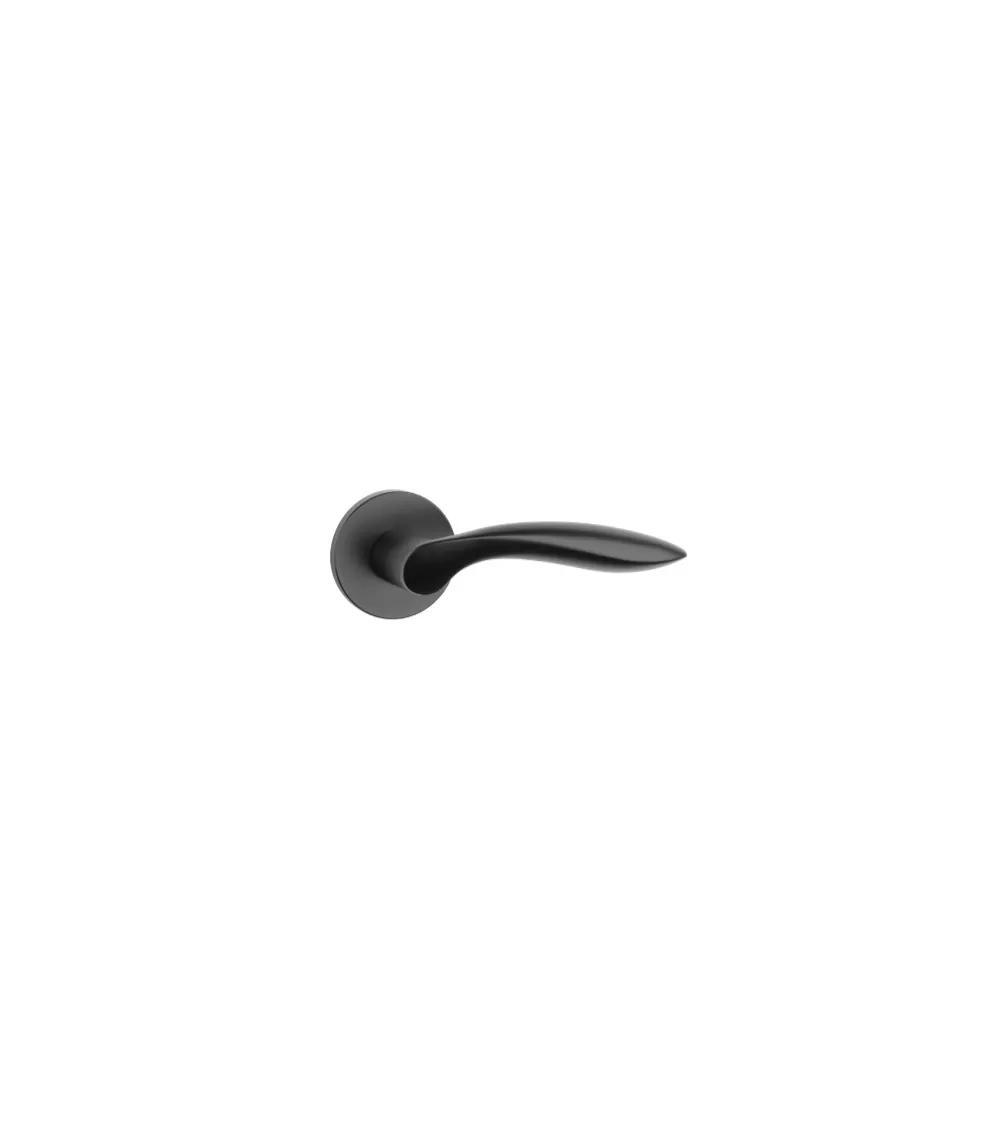 STILE PULIA door handle in black aluminium