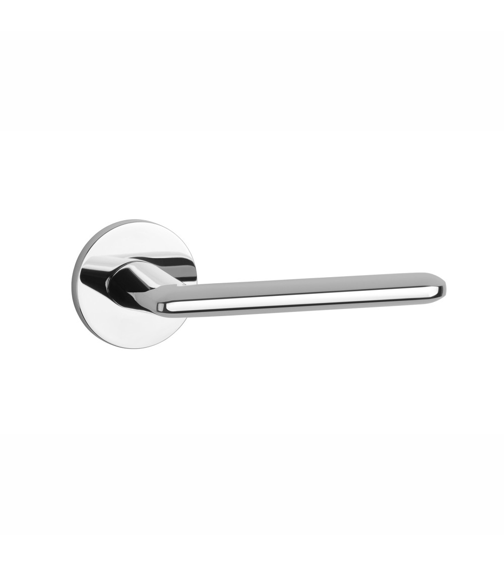 Polished chrome AVA designer door handle