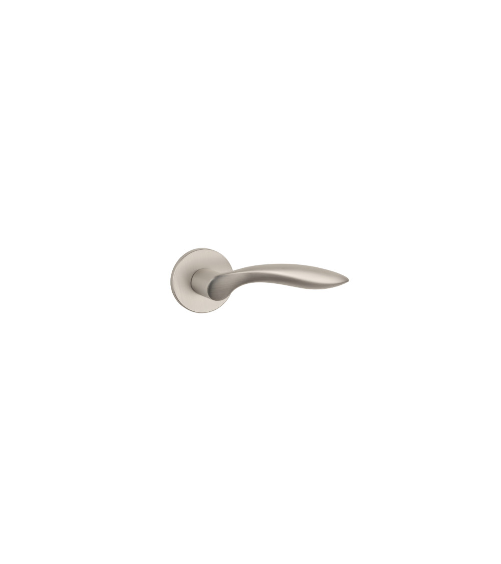 STILE PULIA door handle in nickel aluminium