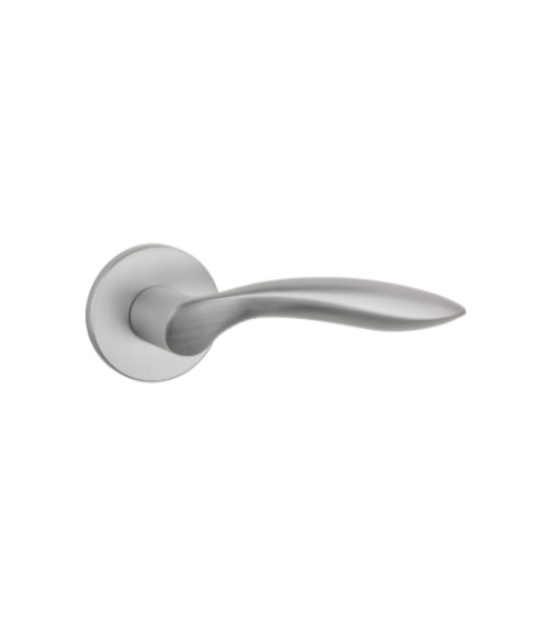 STILE PULIA door handle in satin chrome aluminium