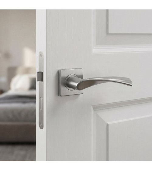 Stainless steel door handle KVADRAT 1708 designer handle