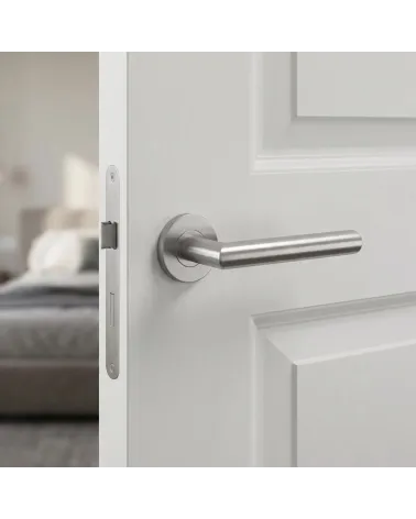 Stainless Steel Door Handle for Minimalist Décor - Model OVAL 1701