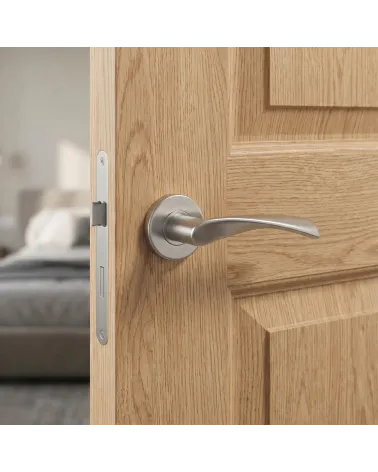 Contemporary and Ergonomic Door Handle - OVAL 1708 Model