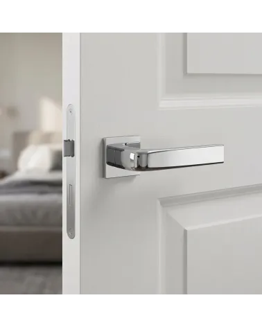 Shiny & Refined Polished Chrome Door Handle – JENA Model
