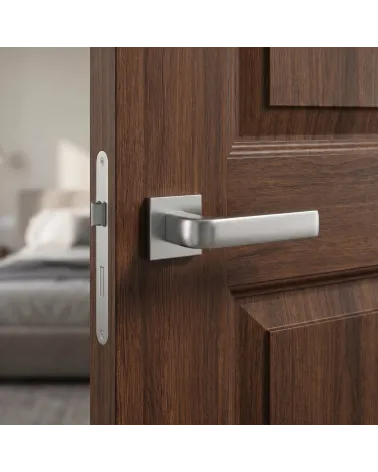 Satin Chrome Door Handle for Chic Decor - JENA Model