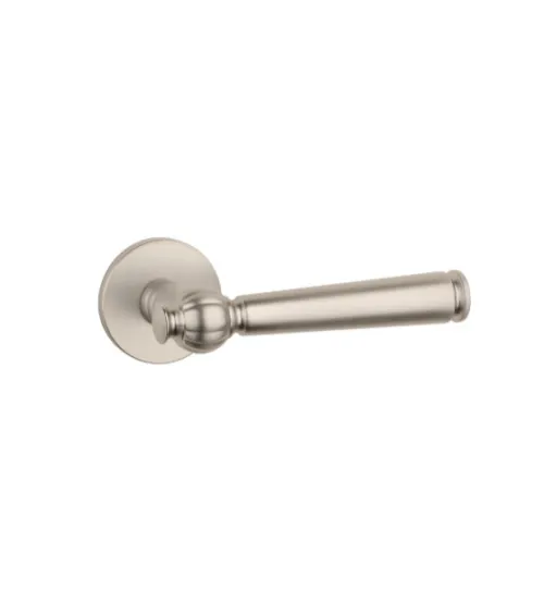 STILE TUKA door handle in nickel aluminium