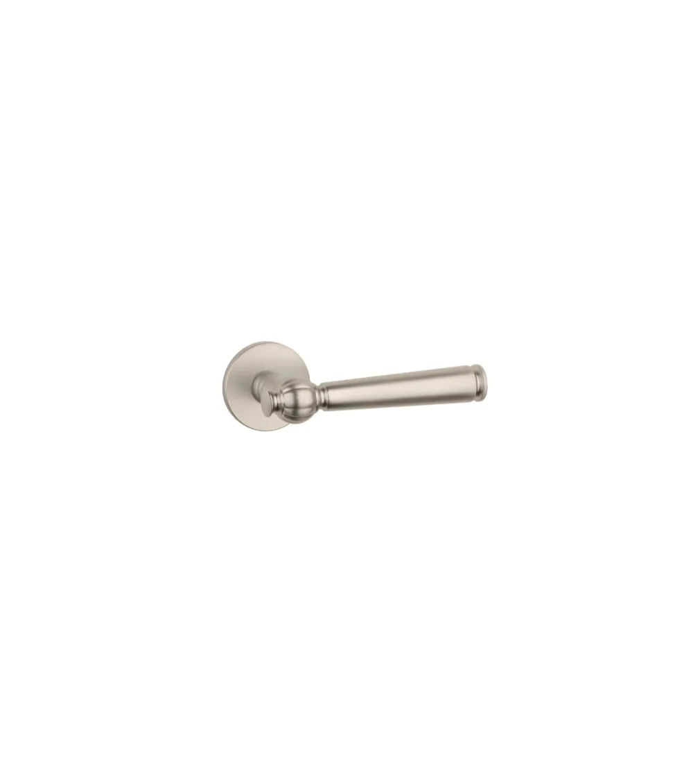 STILE TUKA door handle in nickel aluminium