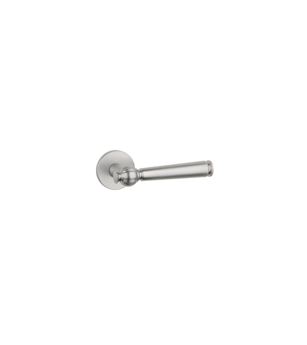 STILE TUKA door handle in satin chrome aluminium