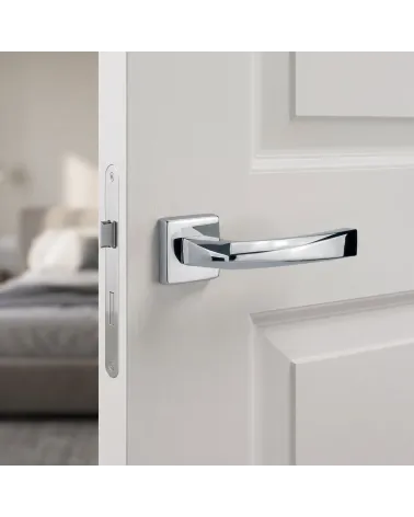 Resplendent Polished Chrome Door Handle - PHENIX Model