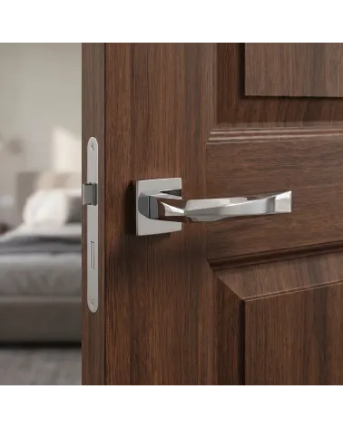 Resplendent Polished Chrome Door Handle - PHENIX Model