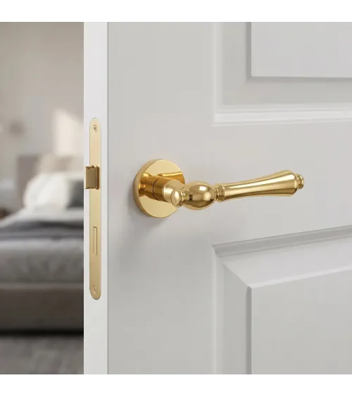 FADO polished gold door handle designer handle