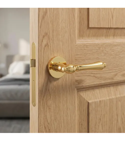 FADO polished gold door handle designer handle