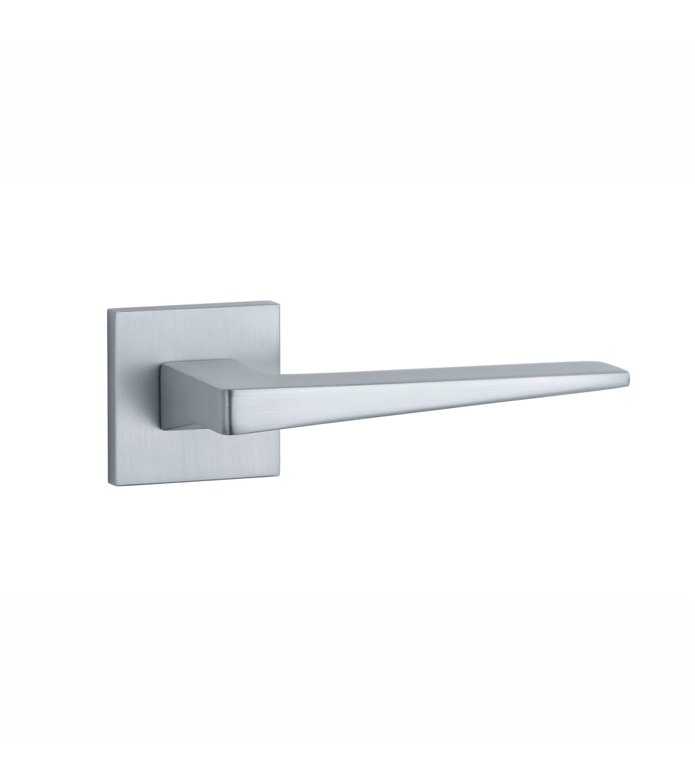 Satin chrome EDA designer door handle