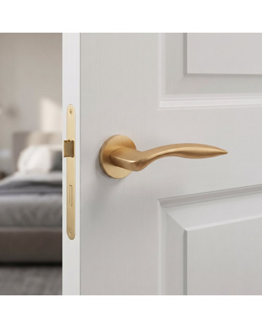 Round Plate Door Handle for a charming décor - ROBINE