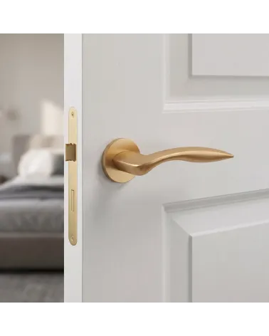 Door Handle on Round Rose for a charming décor — ROBINE