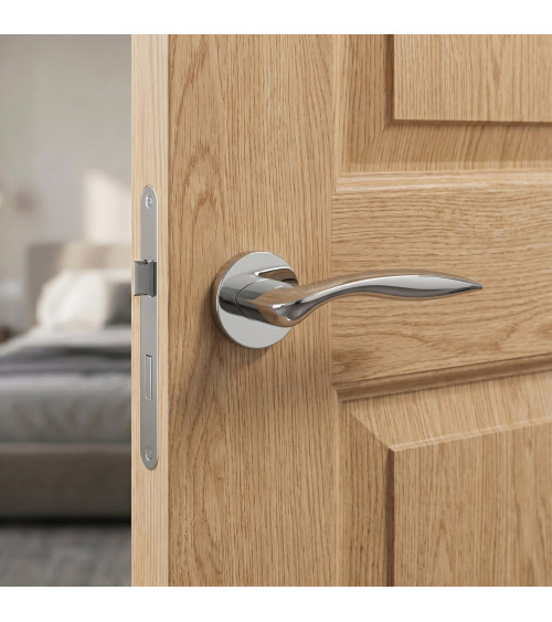 ROBINE zamak door handle design ironmongery