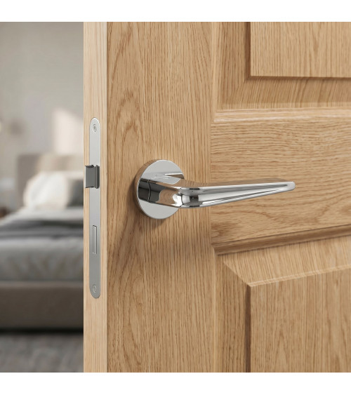 RADIUS polished chrome door handles designer handle