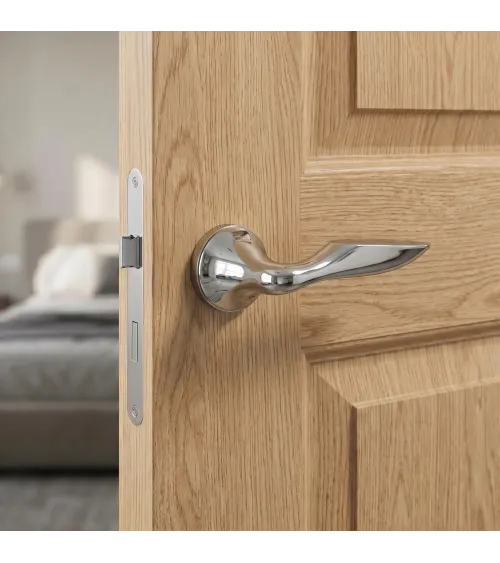 DOUCE polished chrome door handle design handle