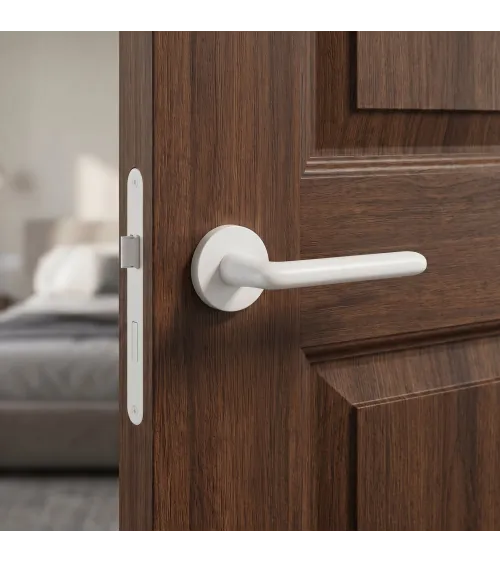 White Spark designer door handle