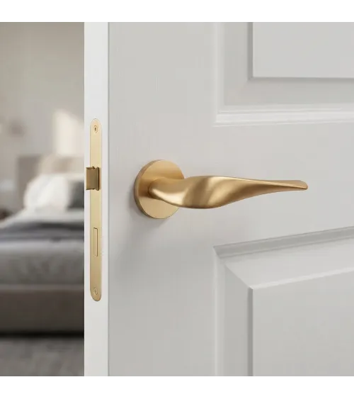 Modern door handle PETUNIA designer handle
