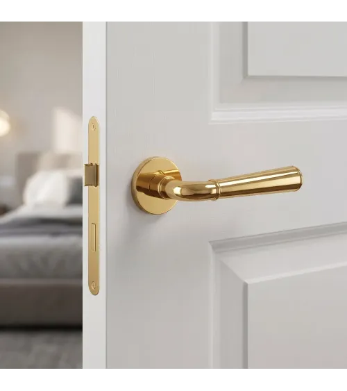 MARIGOLD polished gold door handle design handle