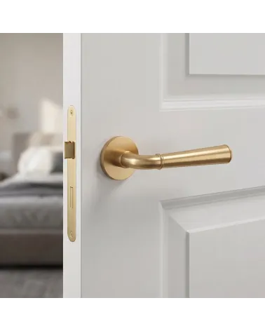 Elegant and Luxurious Matt Gold Door Handle - MARIGOLD Model