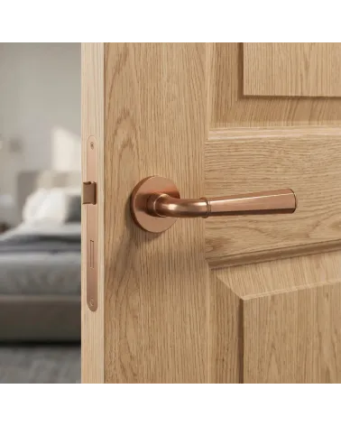 Versatile Copper Door Handle of Striking Charm — MARIGOLD