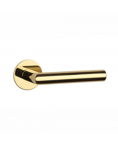 Polished gold OVAL 1750 door handle design handle