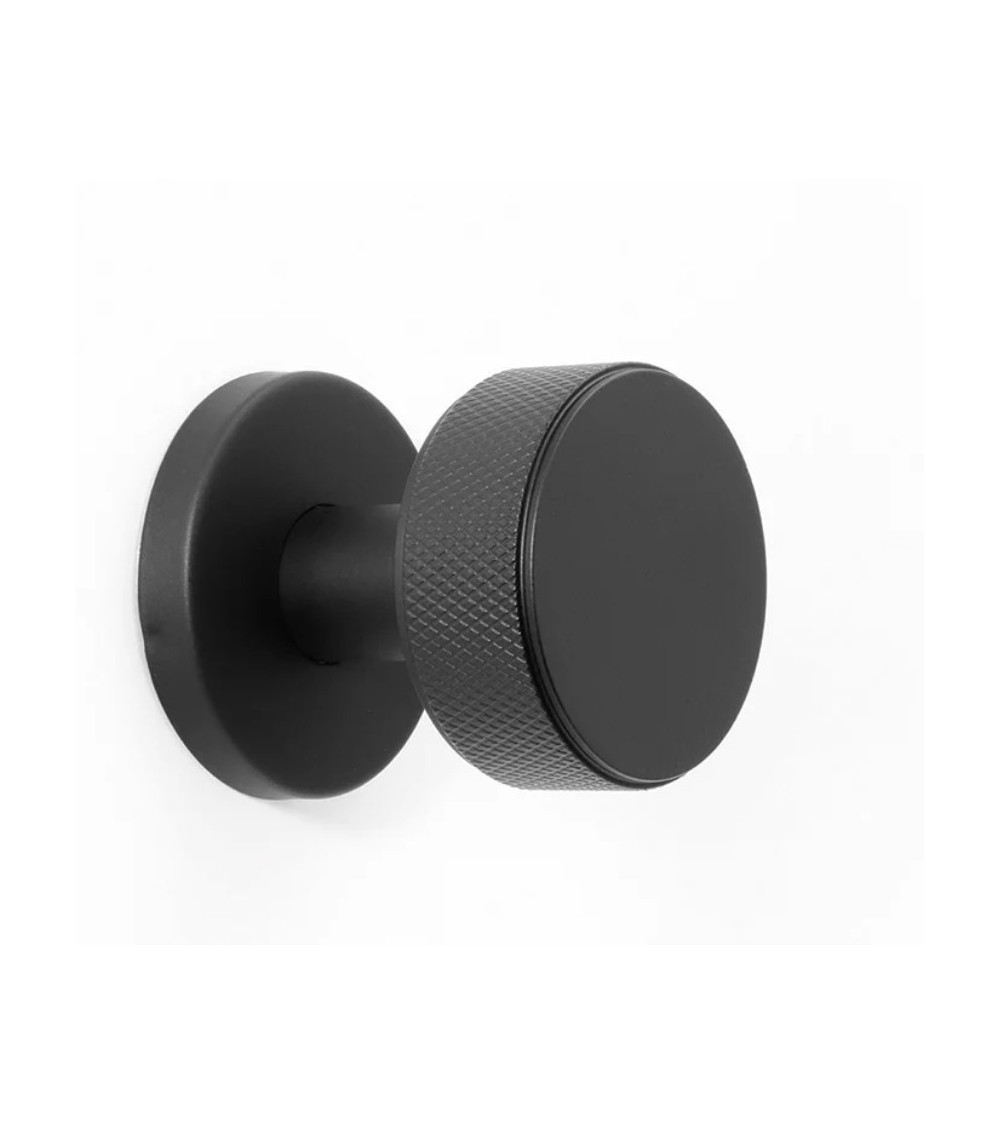 Satin gold PVD stainless steel landing door knob for heavy use - model Cers