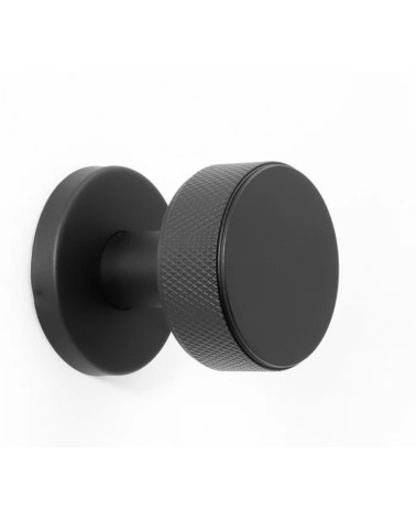 Satin gold PVD stainless steel landing door knob for heavy use - model Cers