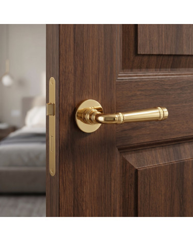 BERULA Brass Polished Gold Handle | Millapoignées